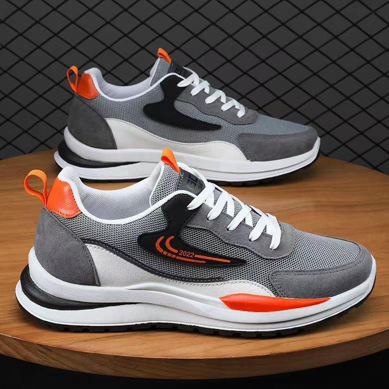 New men's mesh breathable casual shoes fashionable versatile outdoor soft-soled student sports shoes running shoes