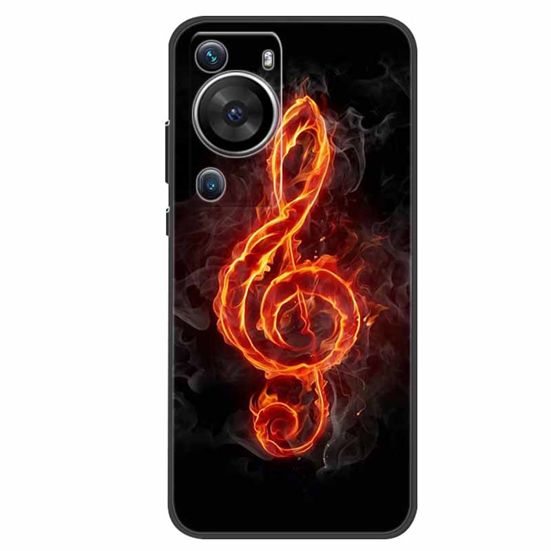For Huawei P60 Pro Case Animals Protector Soft Silicone Phone Back Cover Cases for Huawei P60 Pro Coque Shockproof Wolf New Capa