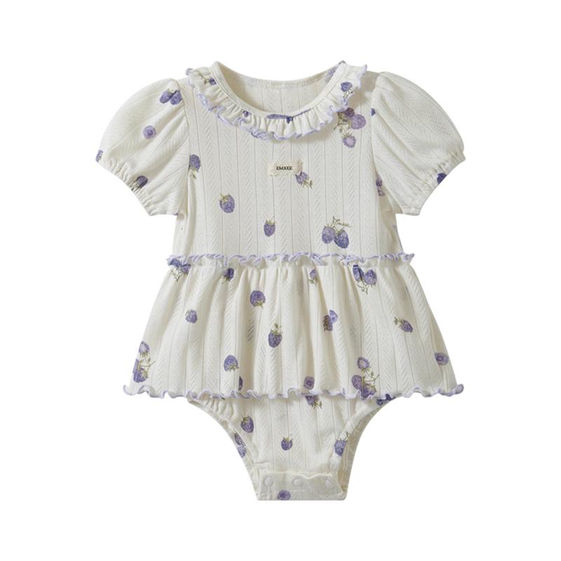 

EMXEE Baby Summer Silky Soft Cotton Blend Bodysuit 66