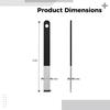 2 Pcs Paver Puller Tool with Joint Scraper Micro Teeth, Paving Brick Extractor for Garden Paving Brick Replacement, Paver Removal Tool