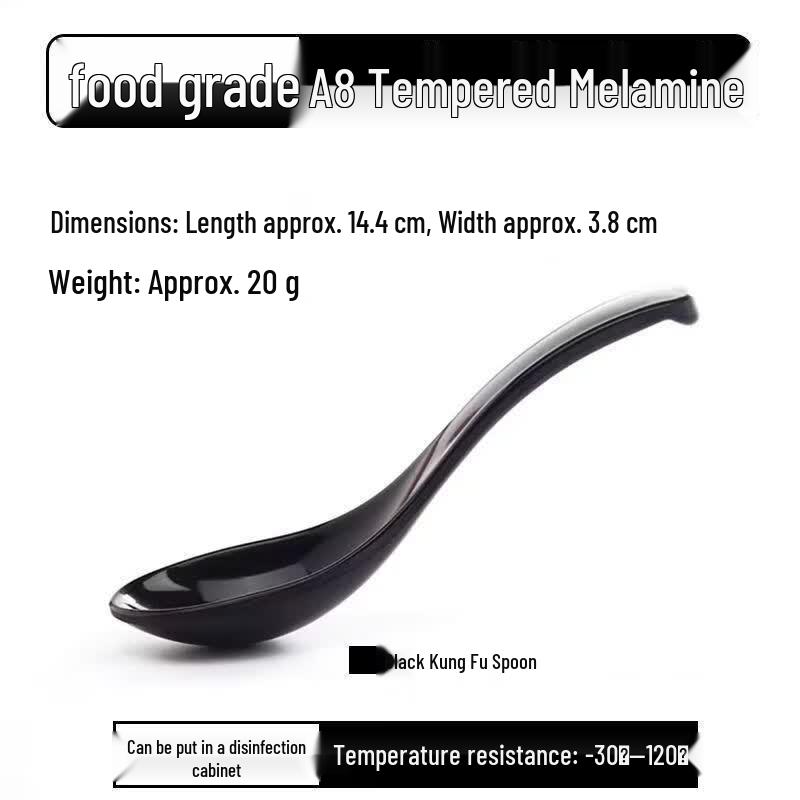 Di Rui En Melamine Long Handle Soup Spoons