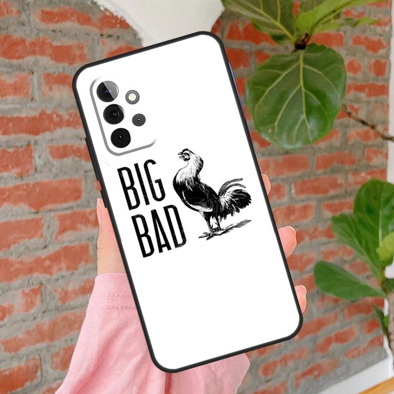 Cartoon Chicken Rooster Phone Case For Samsung Galaxy A54 A34 A14 A55 A35 A25 A15 A52 A32 A12 A51 A71 A13 A33 A53
