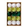 15 Piece Velvety Baubles Hanging Ornament Christmas Tree Ball Decoration Set for Holiday Tree Styling, Wreaths, Mantel Gift Wrapping