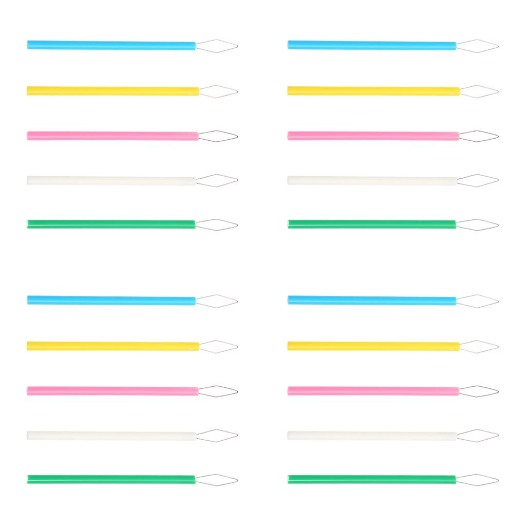 Navlékač nití ABS Válcový Barevný Navlékač jehel Snadné navlékání pro Pletení Tvoření Šicí příslušenství