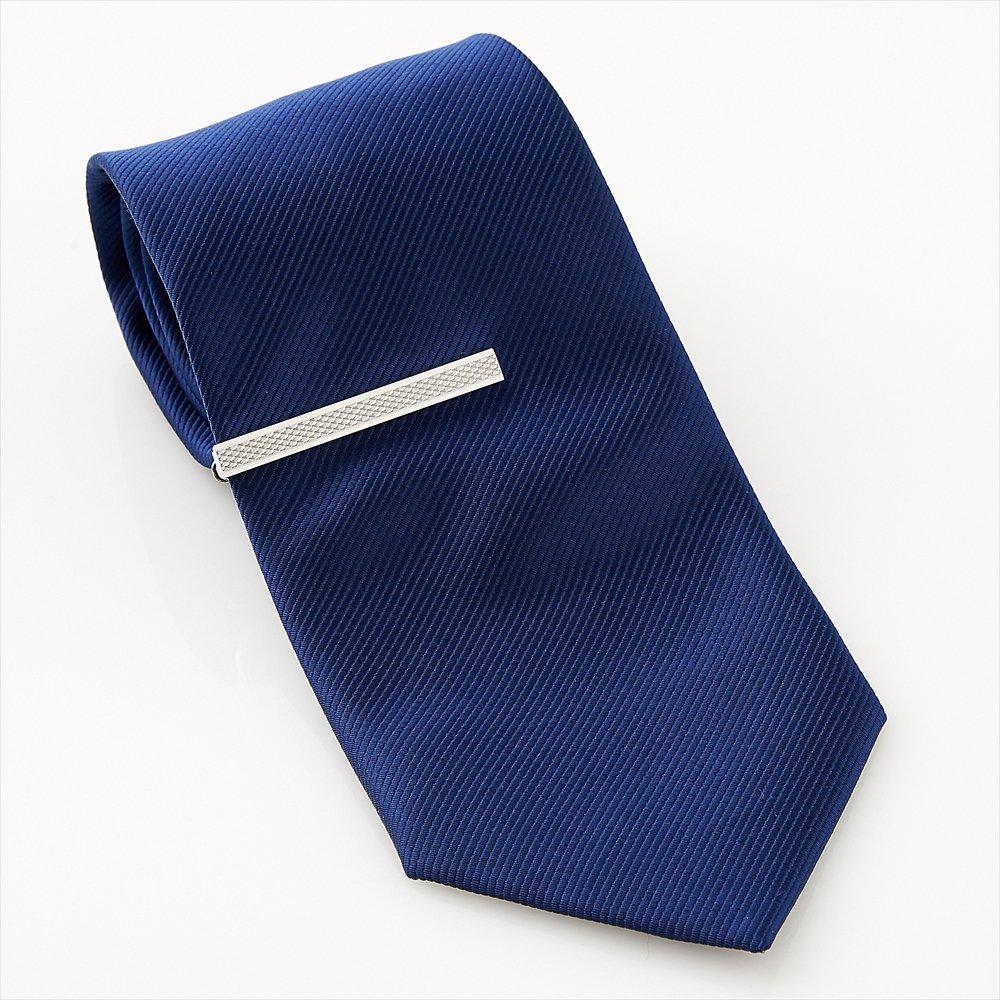 Ozie Tie Tie Tie Made In Silver Bar, Clip, Pin, Men's Accessory, Japan,