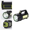 Solar Flashlight Rechargeable Outdoor Waterproof Spotlights LED Work Light Searchlight Light for Camping Emergencies