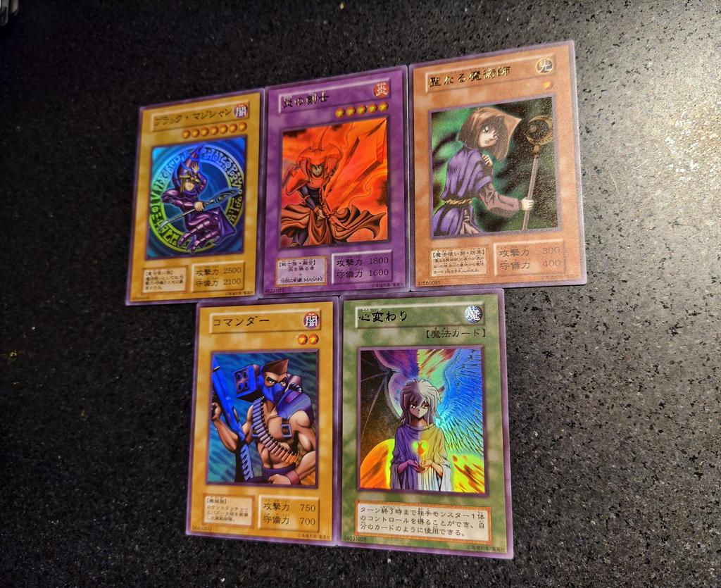 5pcs/set Yu-gi-oh!  Yami Bakura Self Control Collect Signature Trading Flash Card Anime Cartoon Christmas Gift