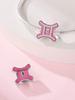 Charm Bead Components Plata Pink symbol Bead Components Charm Bead Component Copper Metal Plated Compatible With Charm Bead Components Copper Metal