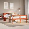VidaXL Bunk Bed Without Mattress Wax Brown 150x200cm Solid Wood 3321984