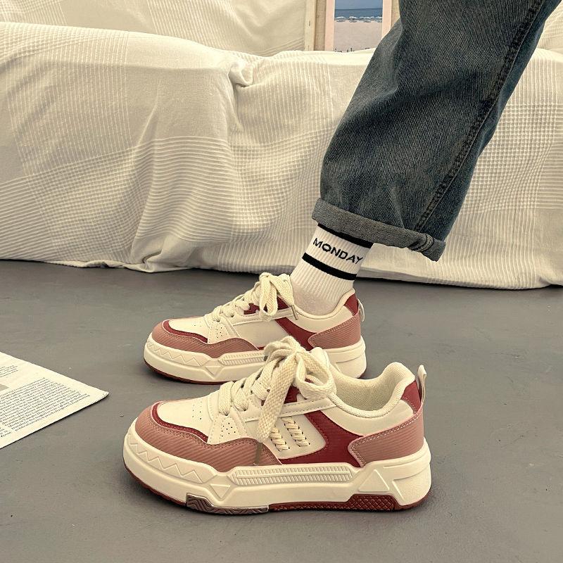 Little White Shoes Children's Tide 2025 Spring and Autumn New Board Shoes Versatile Platform Casual Sports Shoes Women