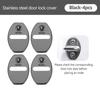 AAABR1 For Skoda 4Pcs Car Door Lock Covers Auto Decorative Accessories Kodiaq Fabia Kamiq Karoq Octavia 2 3 Rapid Scala