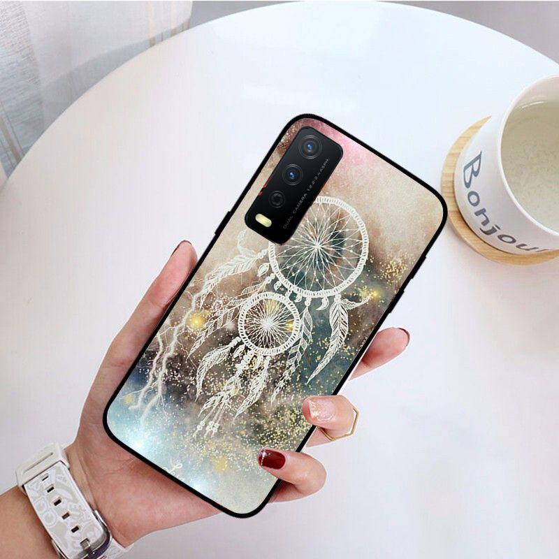 Blue Dreamcatcher Dream Catcher Phone Cover For Vivo Y31 Y30 Y33S Y11S Y12S Y17 Y20 Y21S Y1S Y53S Y15 Y19 Y91C V23 Cases Coque