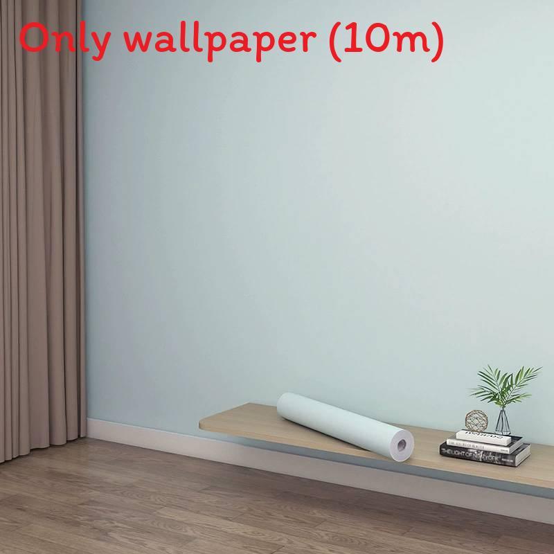 Matte Solid Color Design Dormitory Bedroom Decoration Self Adhesive Wallpaper
