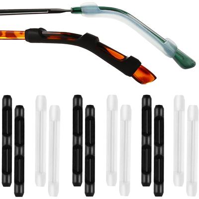 6 Perechi Pernuțe Silicon pentru Urechi Ochelari Anti-Alunecare Elastice Confortabile Suporturi Ochelari