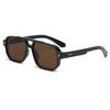 New European and American Retro Double-Beam Men's Square Sunglasses - Fashionable for Driving and Business