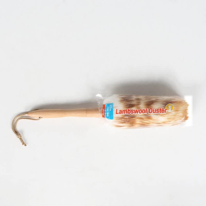 Dulton Lambswool Duster Mini A Gentle and Adorable Wool Duster for Length 300mm - Dusting, Mopping, Cleaning, RN-0428S