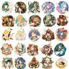 Game Genshin Impact Pins Anime Wendi Zhongli Keqing Tartaglia Hu Tao Figures Brooches Bag Lapel Pins Men Women Backpack Jewelry