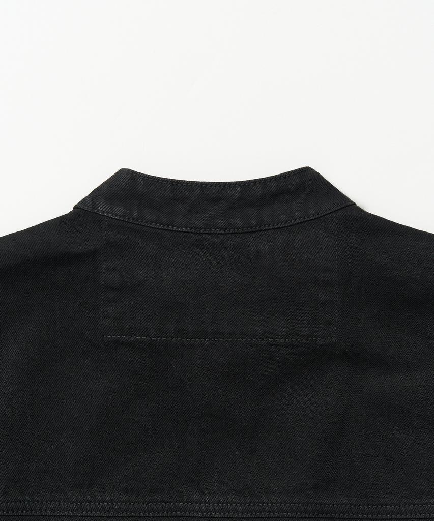 Excontainer Crop Field Denim Jacket (Black)