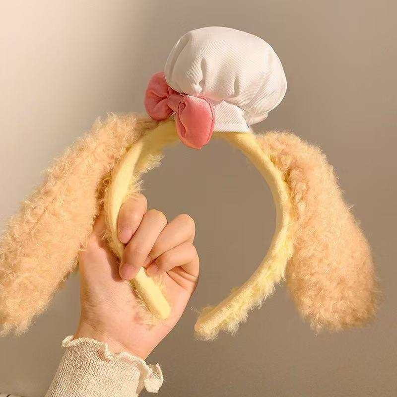 

Girlish Heart Biscuit Cartoon Headband - Cute Spring/Autumn/Winter Hair Accessory for Photos & Face Washing