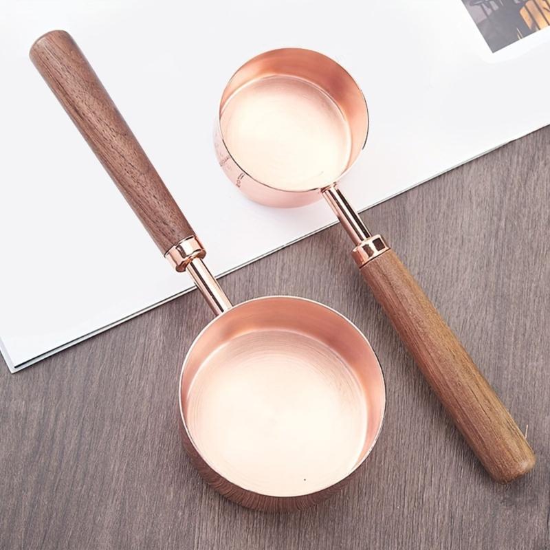 Wood Handle Spoon Vintage Metal Melting Spoon Waxes Melting Spoon for Seal Stamp Envelope Letter Art Craft Embellishment