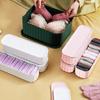 5 Grids Socks Storage Box Plastic with Cover Dormitories Sock Underwear Clothes Storage Organizer Boxes Cosmetische Holder Containers