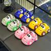 Children's Crocs Summer Baby1-3Years Old2Infant Toddler Non-Slip Boys and Girls Kids Closed-Toe Car Light-Up Slippers