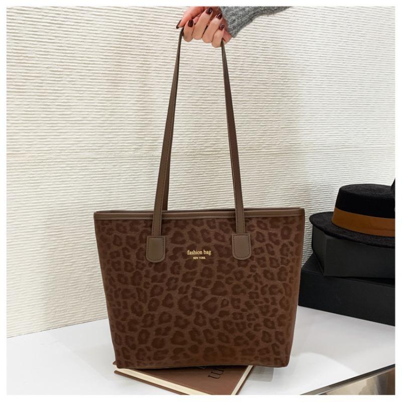 Large-capacity Casual Shoulder Bag with Wide Opening - Tertot Bag
