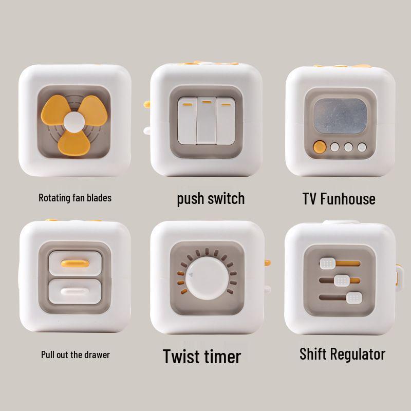 Busy Ball Educational Cube: Interactive Motor Skills Toy for Babies & Toddlers