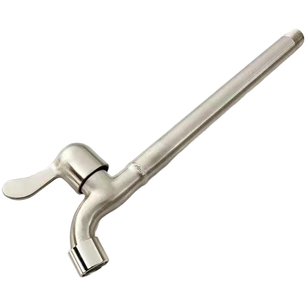 Faucet Stainless Steel Quick Open Faucet High Temperature Resistant Extended Water Tap For Garden Home Bathroom Kitchen Replace