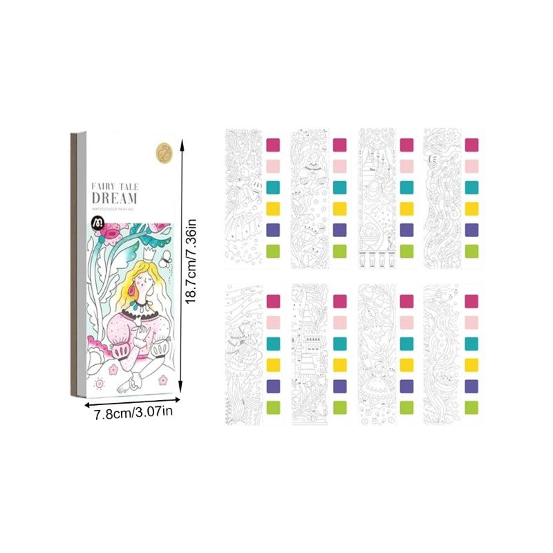 Reusable Water Drawing Book For Kids Safe Materials Disappears Dry Fantasy Themes Portable Designs