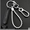 Anti-lost Number Plate Mobile Phone Braided Rope Keychain with 8-Shaped Buckle Pendant