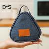 Lunch Bag Snack Organizer with Handle Easy To Clean Waterproof Stain-Resistant Triangular Food Grade Aluminum Lining Lunch Bag