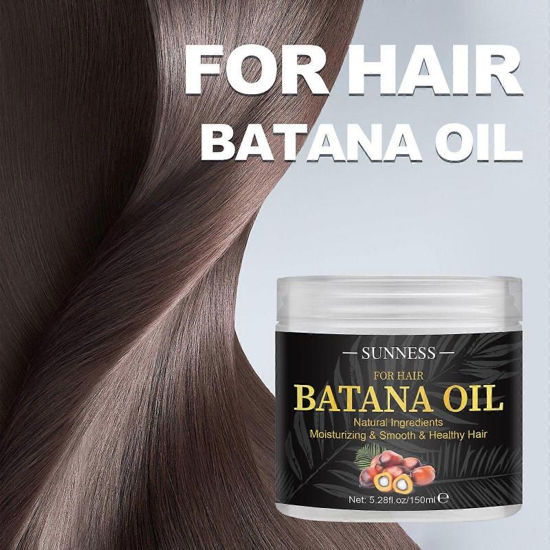 100% Natural Batana Hair Oil, Prevents Hair Loss and Eliminates Split Ends for Men and Women