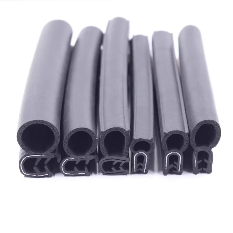 U-Shaped Waterproof Dustproof Rubber Sealing Strip for Cabinets and Car Doors