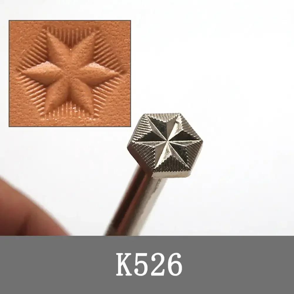 Carving Leather Craft Stamps Kit Metal Leather Working Saddle Making Tools Leather Stamping Solid DIY Printinting Craft Supplies