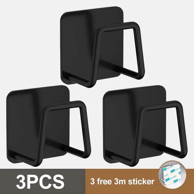 Kitchen Sponge Storages Sink Drain Drying Rack Shelf Toilet Bathroom Sponge Holder Cleaning Sponge Rack Hooks Accessories Tools