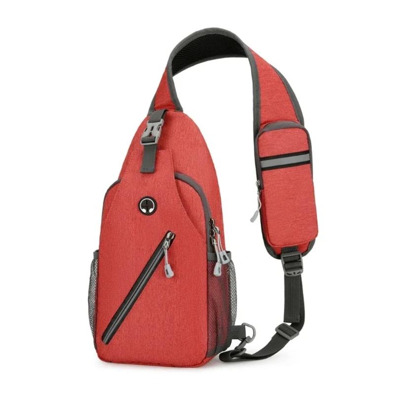 Fashion Boy Shoulder Bags Water Resistance Crossbody Bag Men Multi Functional Chest Bag Travel Sports Backpacks Handbag