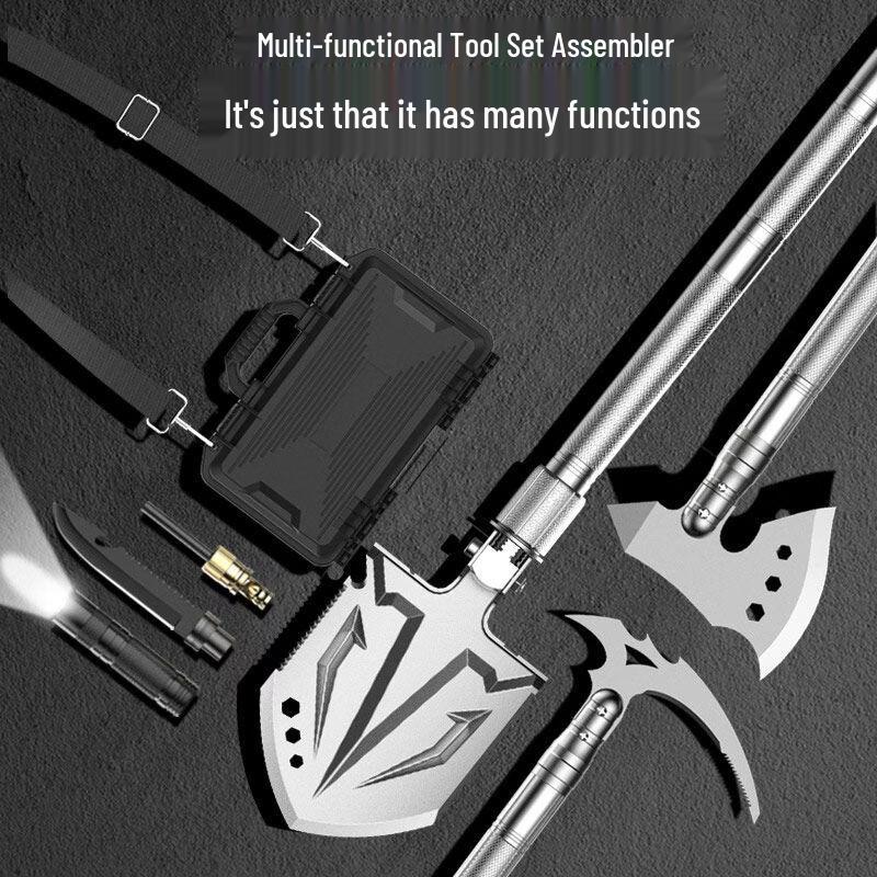 Multifunctional Folding Camping Shovel Set
