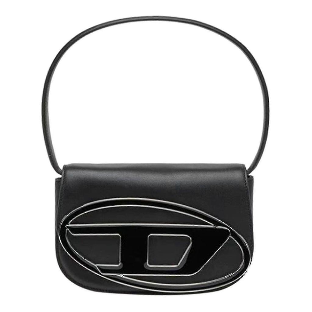 Trendy Lightweight Black PU Leather Women's Shoulder Bag Clutch Purse