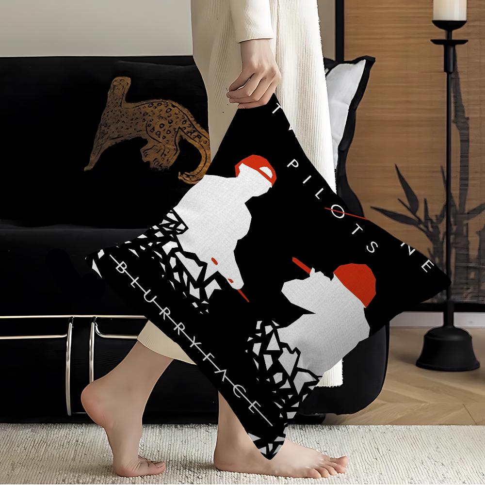 T-Twenty O-One Pilot Pillow Cushion Cover Pillowcase Living Room Sofa Home Decor Customized