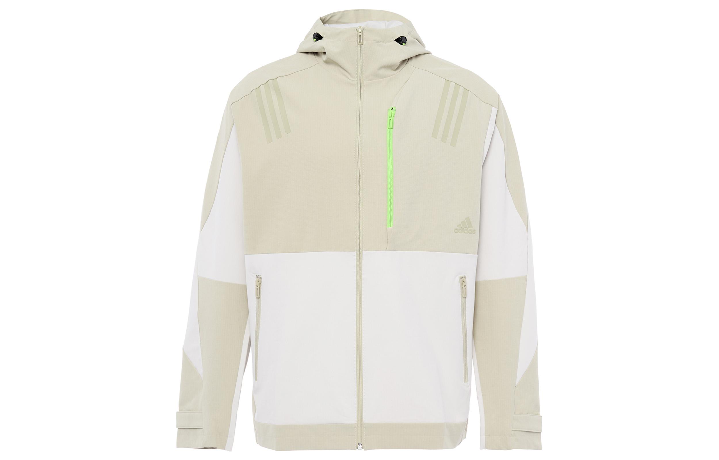 Adidas Jackets Men s Beige Hooded Moderate Other H39270 M