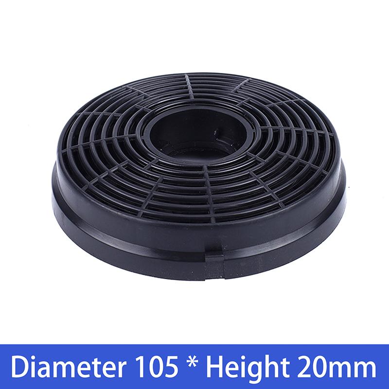 1Pc Active Carbon Filter For Extractor Hood Round Active Charcoal Filter For Exhaust Hoods Circulation Range Hood Carb Box