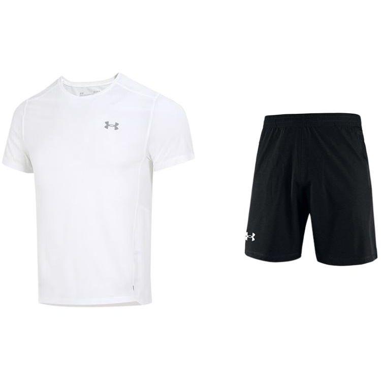 

Under Armour Logo Quick-Dry Повседневный спортивный комплект Мужские комплекты 1369743-100+1365622-002 XL