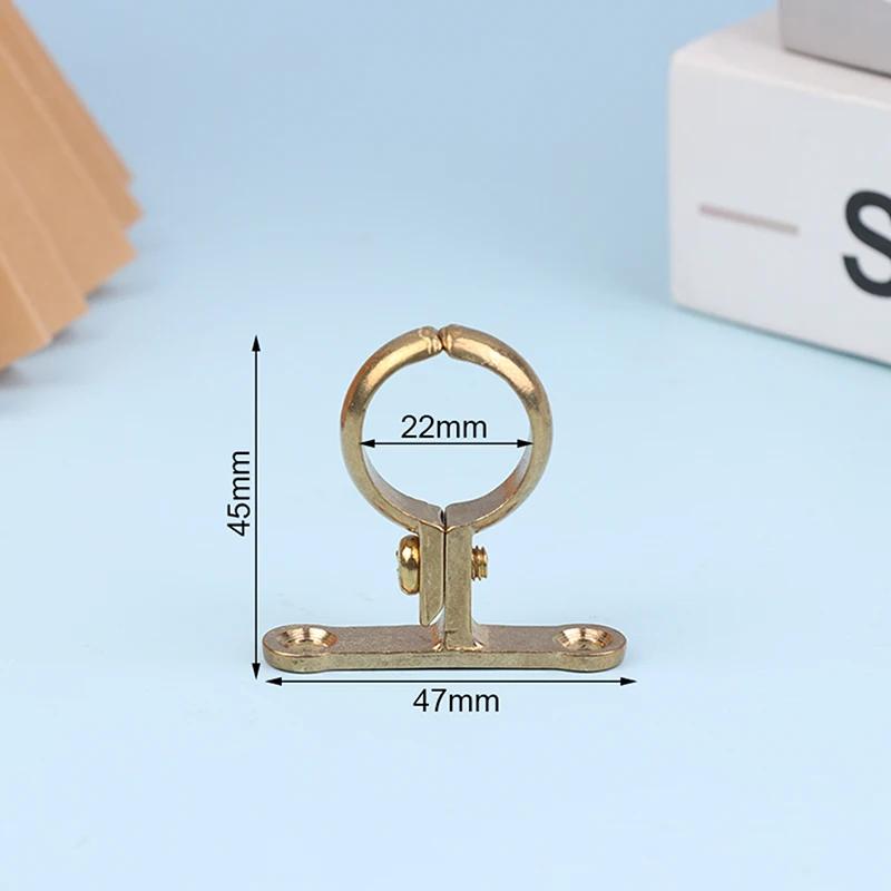 Adatto 15 22 28 35 42 54MM OD Clip Morsetto per Tubo in Ottone Staffa di Supporto per Tubo Montata a Parete Supporto Morsetto Fissato Idraulica Acqua Con Base