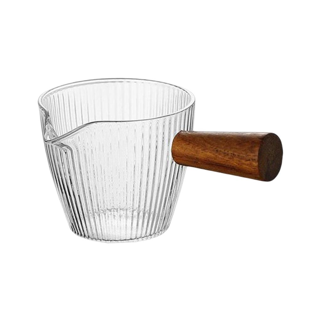 Espresso Measuring Cup Heat Resistant Accessories Milk Glass for Tea Coffee