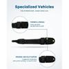 LUJUNTEC Exterior Front Passenger Side Door Handle Replacement Fit for 2005-2010 for Kia for Sportage Smooth Black