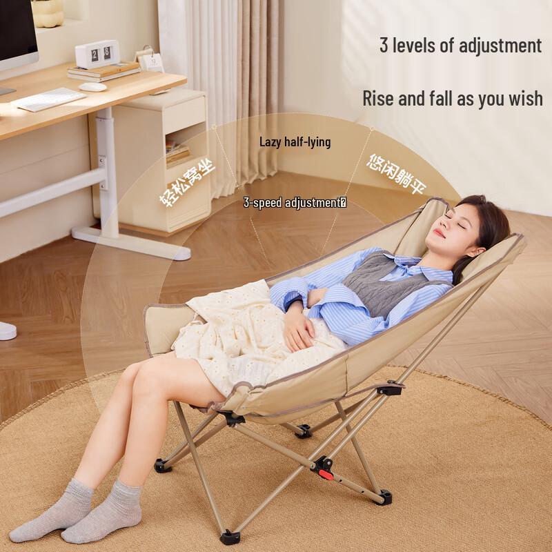 Camel Outdoor Padded Folding Reclining Chairs