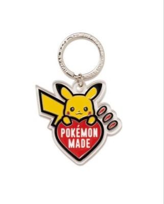 HUMAN MADE x Pokemon Key Ring Pikachu Mascot Keychain Japan