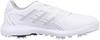 Adidas Golf Tractionlite Max Boa Men's Golf Shoes, White/Silver Metallic/Core Black, Size 26.5cm