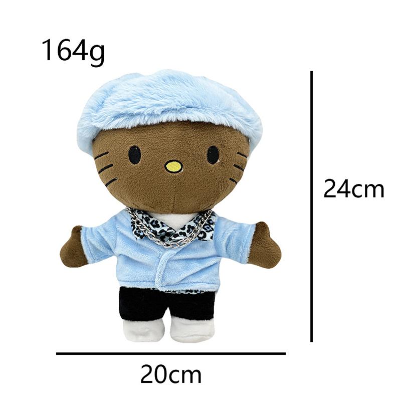 Hello Kitty Plush Toy Doll With Clothes Stuffed Soft Plush Animal Doll Decorative Accessories For Children Birthday Gifts